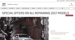 Desktop Screenshot of peninsulacadillac.com