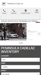 Mobile Screenshot of peninsulacadillac.com